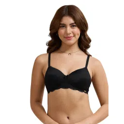 Amante Black Solid Underwired Bra-picture-12