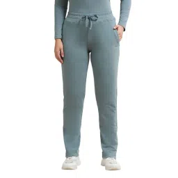 Amante Blue Cotton Slim Fit Trackpants-picture-13