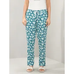 Amante Blue Relaxed Fit Floral Pyjamas-picture-42