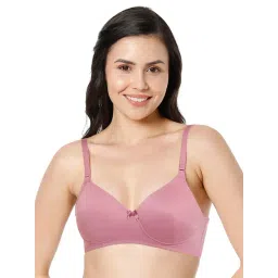 Amante Crepe Pink Padded T-Shirt Bra-picture-10
