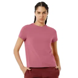 Amante Dusty Pink Cotton Sports T-Shirt-picture-48