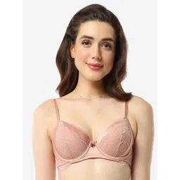 Amante Floral Self Designed Half Coverage Lightly Padded Bra With All Day Comfort-picture-11
