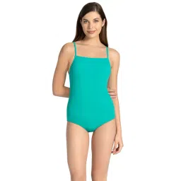 Amante Green Plain Swimsuit-picture-38