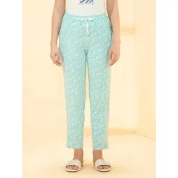 Amante Green Relaxed Fit Printed Pyjamas-picture-12