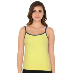 Amante Lime Yellow Cotton Camisole-picture-38