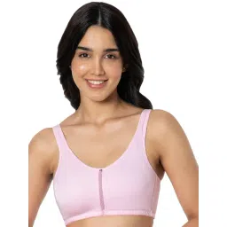 Amante Pink Cotton Full Coverage Bra-picture-26