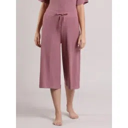 Amante Pink Culottes Lounge Pants-picture-25
