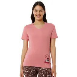 Amante Pink Printed T-Shirt-picture-16