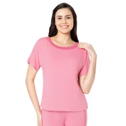 Amante Pink Regular Fit T-Shirt-picture-47