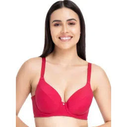 Amante Red Padded T-Shirt Bra-picture-32