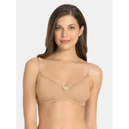 Amante Sandalwood Non Wired Padded Backless Bra-picture-38