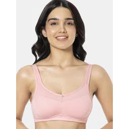 Amante Solid Non Padded Wirefree Cotton Smooth Back Support Bra - BRA93301-picture-37