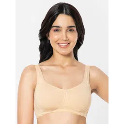 Amante Solid Non Padded Wirefree Cotton Super Support Bra - BRA93401-picture-14