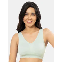 Amante Solid Non Padded Wirefree Skins V-Neck Slip-On Bra - BRA83401-picture-38