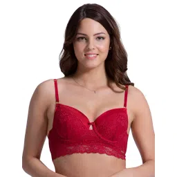 Amante Tango Red Under Wired Padded Bralette-picture-10