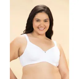Amante White Regular Fit Solid Minimizer Bra-picture-22