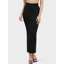 Amante Women Black Solid Saree Shapewear-picture-42