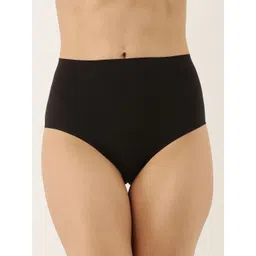 Amante Women Black Solid Seamless Hipster Briefs PAN11411a-picture-11