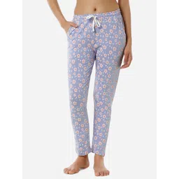 Amante Women Printed Cotton Lounge Pants-picture-24
