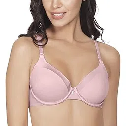 amante Women's Microfiber Satin Edge Padded Underwire Seamless Full Coverage Everyday T-Shirt Bra with Detachable Straps-picture-27