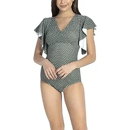 amante Womens Ruffel Sleeve Swimming Dress-picture-37