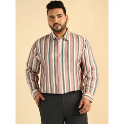 Amanush Men Standard Striped Casual Shirt-picture-25