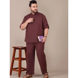 Amanush Men Thread Work Khadi Kurta-picture-19