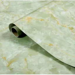 amar enterprise Contact Paper Green Marble Countertop Adhesive Wallpaper 200 x 60 cm image 2