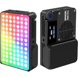 Amaran Ace 25c Pocket RGBWW LED Light, Boost Mode Up to 32W, Full-Color Mini Video Light (2,300-10,000K), 1,171 Lux@1m at 5,600K, 4500mAh Battery with PD Fast Charging for Mobile Creators (Charcoal)-picture-19
