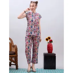Amarasha Printed Line Top With Trouser Co-Ords-picture-12