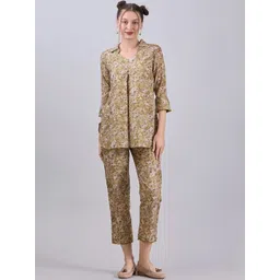 Amarasha Printed Linen Top With Trouser Co-Ords-picture-30
