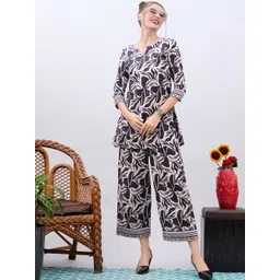 Amarasha Printed Top With Trouser Co-Ords-picture-39