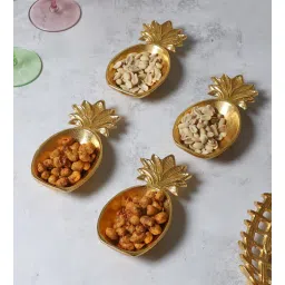 Aluminum Pineapple Platter Set of 4-image-15