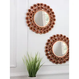 Amaya Decors 2 Pieces Metal Wall Mirrors-picture-14