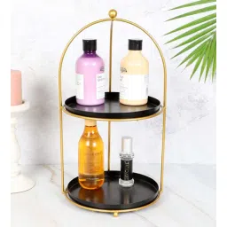 amaya decors Black & Gold Two Layer Serving Stand Set of 2-picture-27