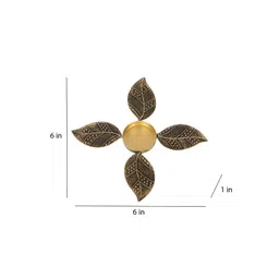 Amaya Decors Gold-Toned & Black 2 Pieces Leaves Decorative Bowls-picture-11