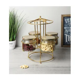 Amaya Decors Revolving Merry Go Round Dry Fruits Serving Platter-image-27