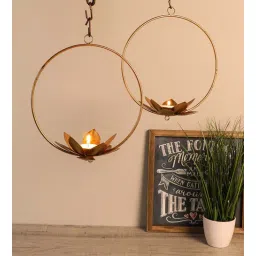 amaya decors Round Hanging Tealight Holder Set of 2-picture-14