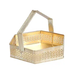 amaya decors Hexagon Metal Basket image 3