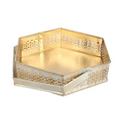 amaya decors Hexagon Metal Basket image 5