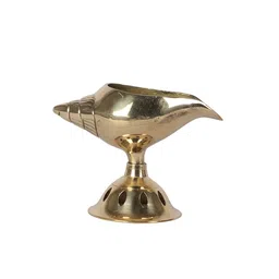 amaya decors Lamp Shape Brass Akhand Diya image 3