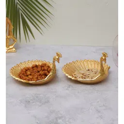 Peacock Aluminium Platter Set of 2-image-40