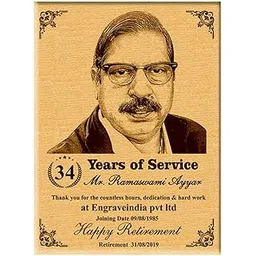 Amazing gifts Adorable Gift For Retirement - Personalize Engraved Wooden Plaque 9X7(Wall Mount, Pack Of 1)-picture-23