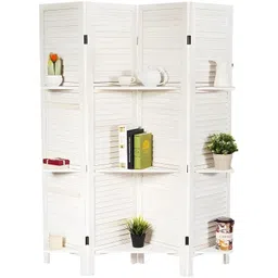 Amazing Wood Store Wooden Room Divider/Wooden Partition/Wooden/Separator for Living Room/Office Wooden Partition/Wooden Room Divider/Wooden Screen / 4 Panel image 2