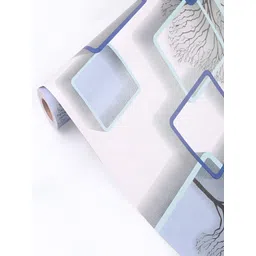 AmazingKarts Blue & White Printed Waterproof Self-Adhesive Wall Sticker-picture-28