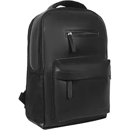 Amazon Basics 13 Inch/ 14 Inch/15.6 Inch Premium Vegan Leather Laptop Backpack for Men & Women (Black) - AB-C34-BLK-PB-picture-15