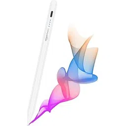 Amazon Basics Stylus Pencil for iPad Tablets with Angle Tilt Sensitivity, Palm Rejection, Up to 9 Hrs Playtime, Attaches Magnetically, Battery LED Indicator, Stylus Pen for iPads,4 Lights-picture-22