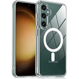 amazon basics Back Case Cover for Samsung Galaxy S25 5G (Thermoplastic Polyurethane_MagSafe-Clear)-picture-32