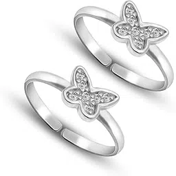 amazon brand - anarva 925 Sterling Silver BIS Hallmarked Toe Ring Pure Silver Toe Ring for Women-picture-18