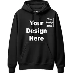 amazon brand - anarva Unisex Customised Hoodie | Personalised Photo Logo Text Print Pullover | Premium Cotton Fleece Sweatshirt with Kangaroo Pocket | Winter Wear for Men & Women-picture-47
